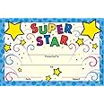 Eureka Back to School 'Super Star' Recognition Rewards for Kids, 36pc, 8.5'' W x 5.5'' H