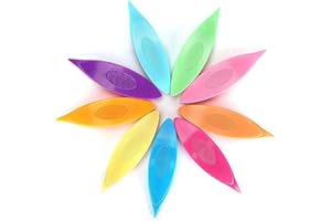 JJLFRESHENERS 9 Pcs Colorful Plastic Tatting Shuttle for Lace DIY Hand Lacemaking Craft Tool Household Knitting Tools Weaving Machine Sewing Accessories Deft Tatting and Lacemaking Supplies Needlework
