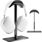FARWAYVIEW AirPods max Stand with Sleep Mode, Headphone Stand for Desk, Aluminum, Anti-Slip Base, ABS Protection, Anti-Scratch Touch Surface (Black)