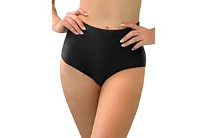 Ocean Blues Women's High Waisted Bikini Bottom Full Coverage Swimsuit