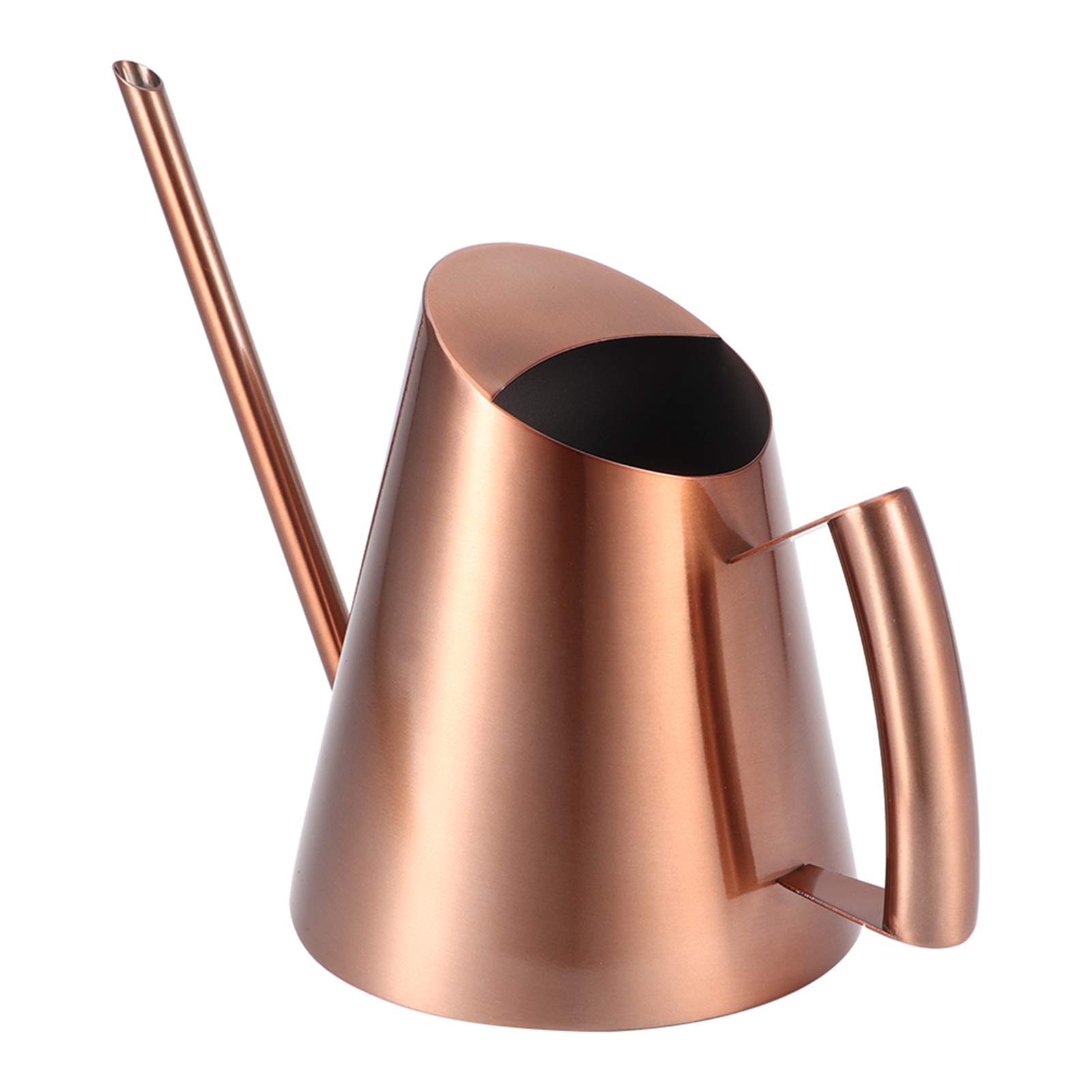 Long Narrow Spout Watering Pot Stainless Steel Watering Can Modern Style Bronze Indoor Plants Watering Can Pot Gardening Tool for Succulent and Flowers