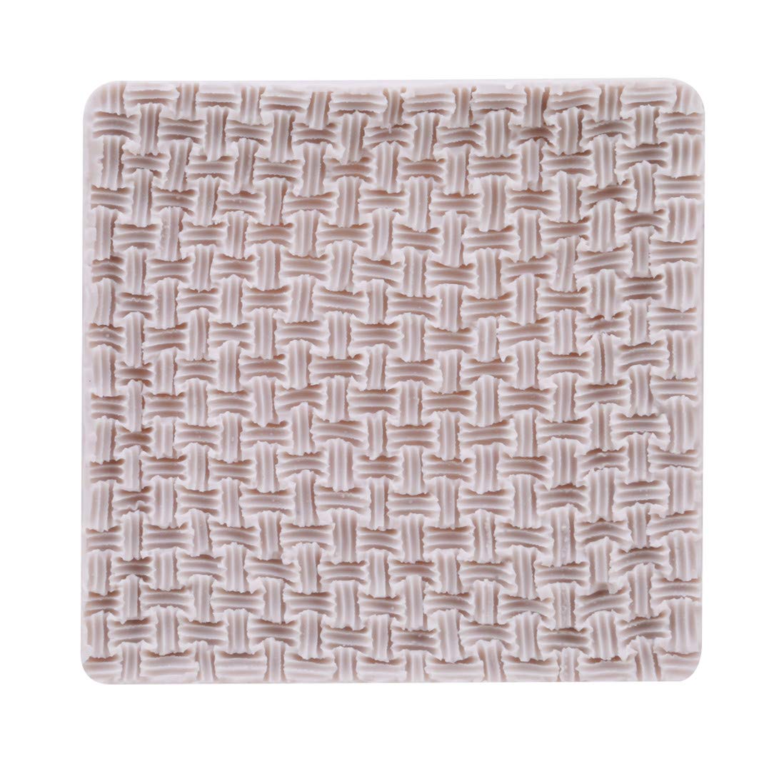 Accessoires De Decoration Ustensiles A Patisserie Napravi Rs Gris Clair Petit Carre Weryffe Pull Tissu Tricot Moule Texture Biscuits En Relief Pad Decoration Dentelle Outil Tapis En Silicone Moules Fondant Decoration De Gateau