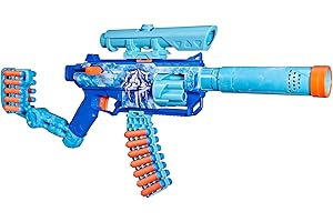 Nerf Loadout FrostFusion Blaster, 4 Interchangeable Attachment Accessories, 30 Nerf N1 Darts, Kids Outdoor Toys, Ages 8+ (Amazon Exclusive)