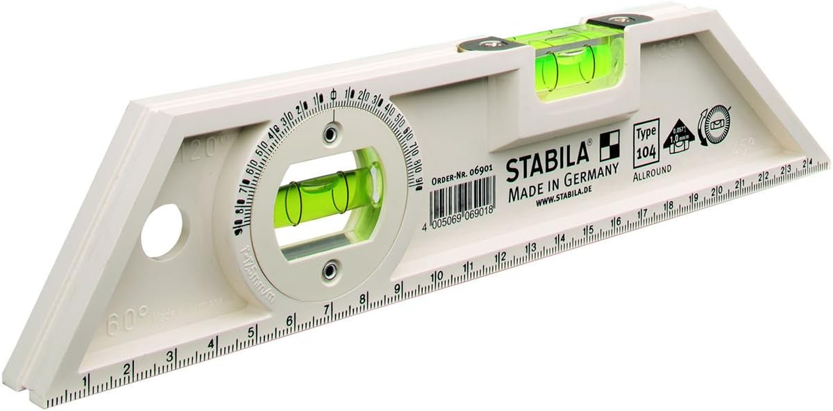 Stabila 104 Level +Angle Device 250mm/10in 6901 Amazon.co.uk DIY & Tools