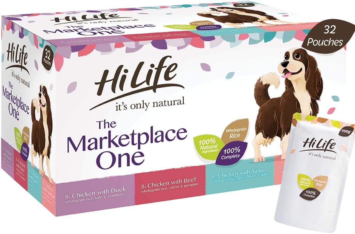 HiLife Adult Wet Dog Food, Mixed Chicken Recipes, Complete Dog Food Pouches, 100% Natural ingredients - Image 3