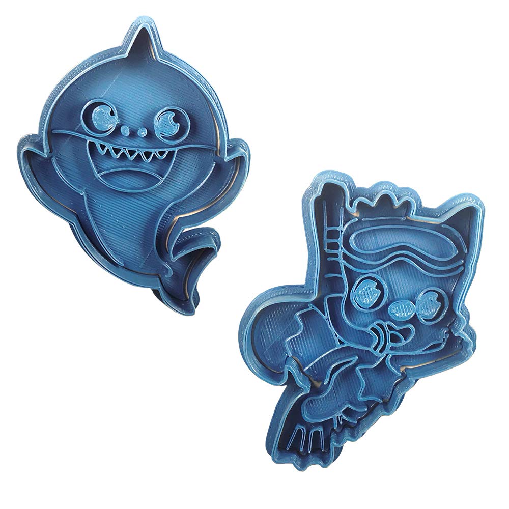 Cuticuter Pinkfong and Baby Shark Cookie Cutter, PLA