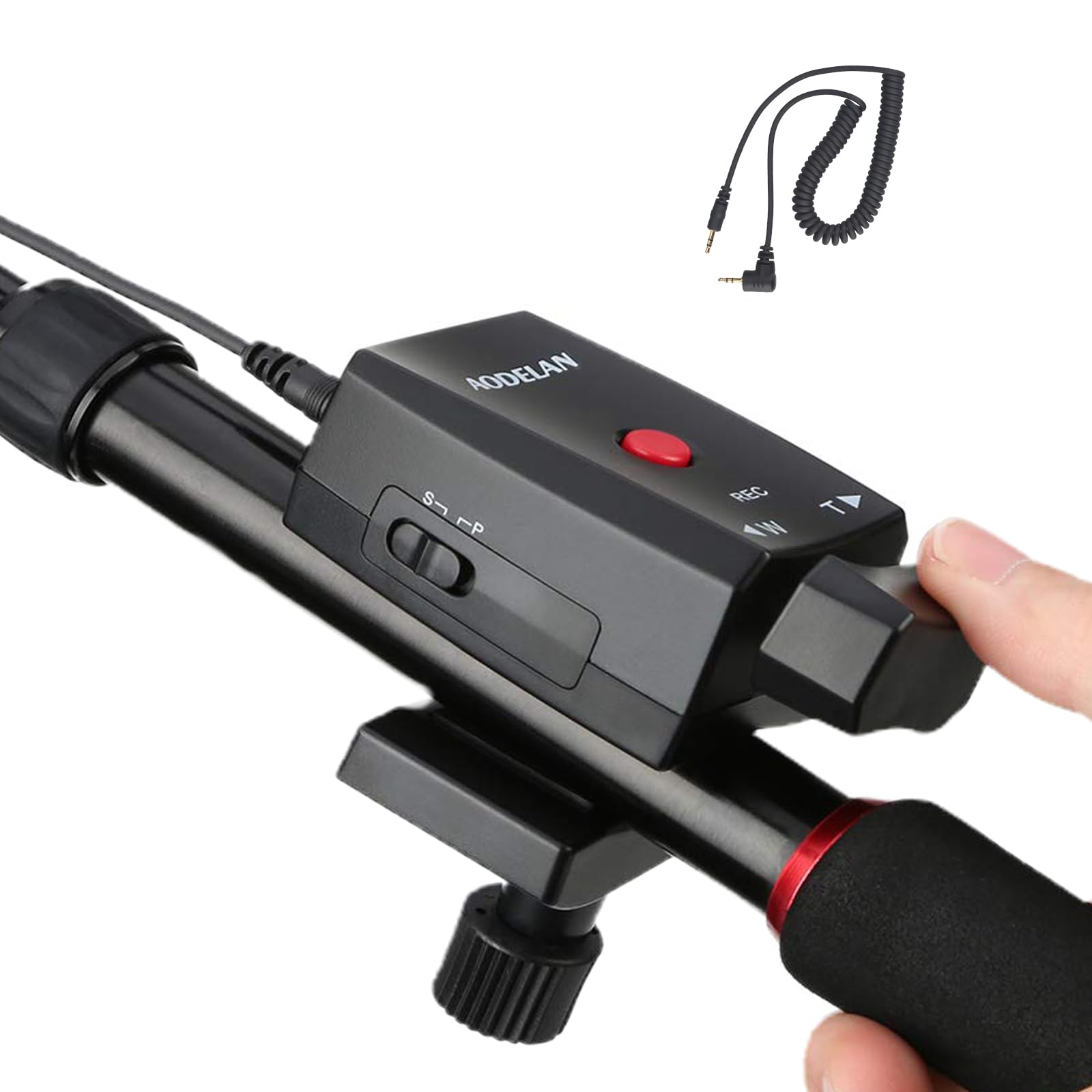 AODELAN videocámara controlador de zoom Lanc cámara de vídeo Control remoto