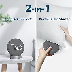 REACHER Super Loud Alarm Clock for Heavy Sleepers
