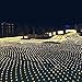 DOCHEER LED Net Mesh String Fairy Light Warm White, 9.8ft x 6.6ft 204 LEDs 8 Modes, LED Indoor Outdoor String Lights Waterproof Wedding Party Garden Room Christmas Holiday Decorative Light