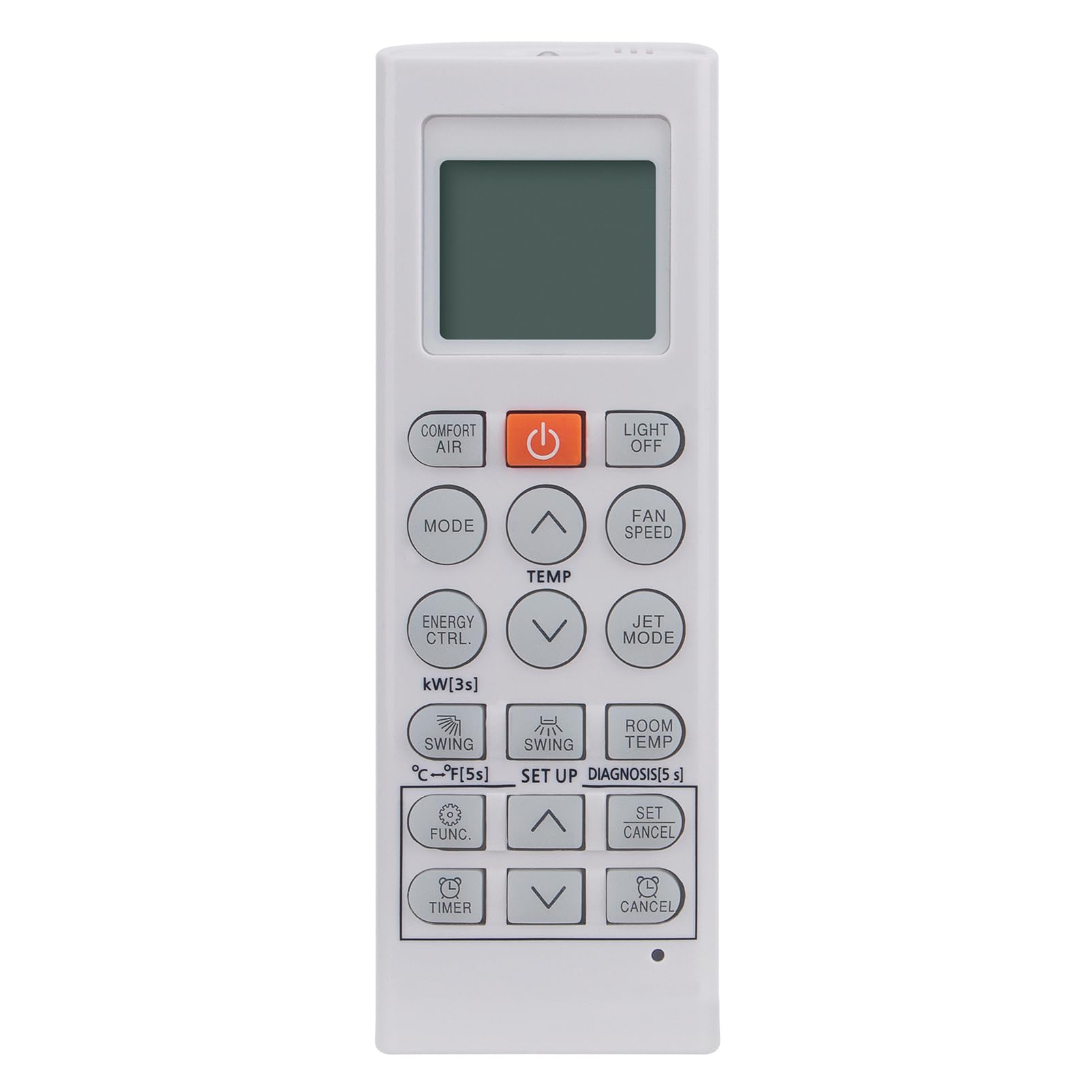 VINABTY AKB74955604 Replacement Remote Control fit for LG AC Air Conditioner S4NQ12JARJB