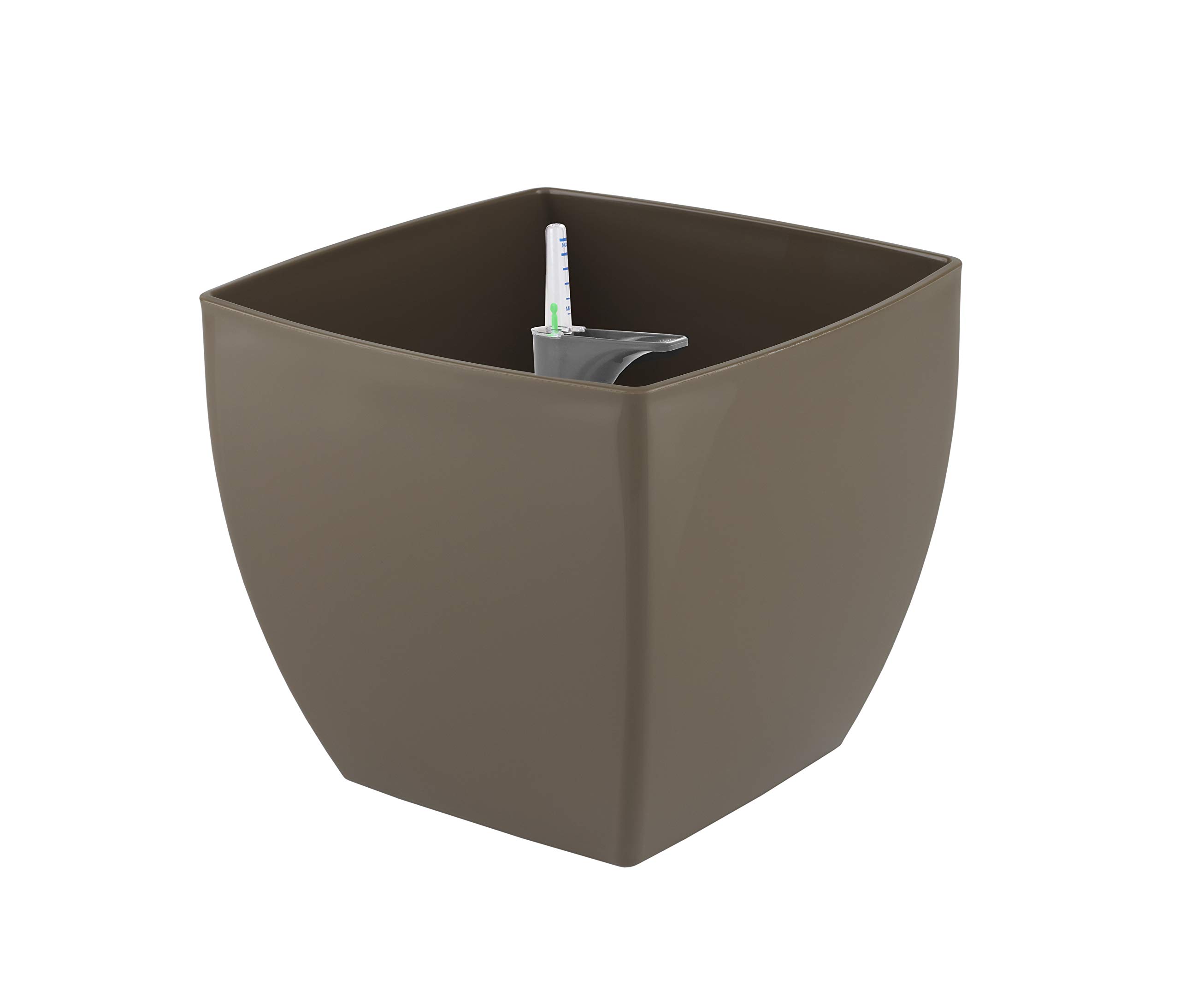 Artevasi Siena Pot 30 cm Self Watering, Brown, Taupe, 30x30x27 cm