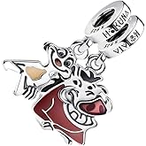 ZURWTCH Duck Dangle Charm Fit Women Bracelet Necklaces Fashion Gifts 925 Sterling Silver DIY Jewelry