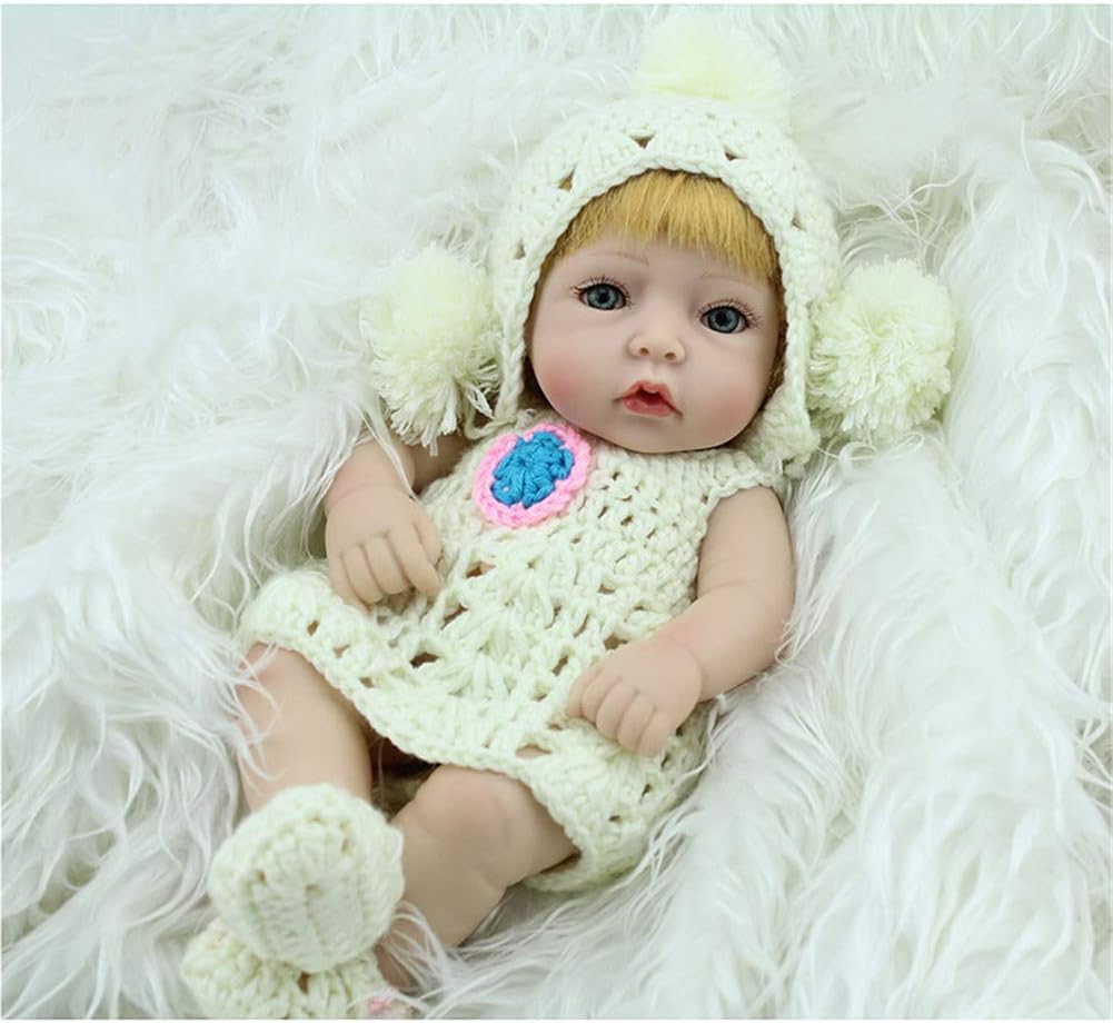Prezzo Crrs Bambole Reborn realistiche Fatte a Mano in Vinile in Silicone per Il Corpo 11 Pollici / 28 cm Realistic Newborn Baby Doll Girl Play House Toy Regalo Offerte