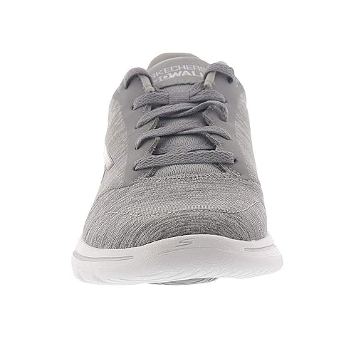 Skechers Women's Go Walk True Sneaker, Grey, in Oman Whizz