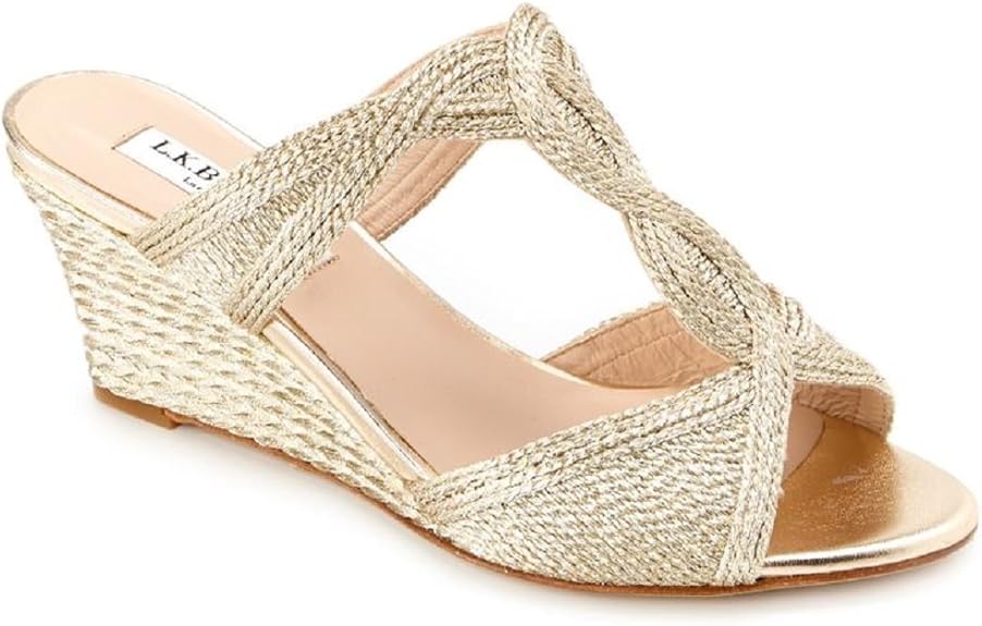 lk bennett gold sandals