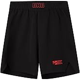 Kids BJJ Shorts MMA Fight Shorts, Youth Athletic Shorts, No-Gi Brazilian Jiu Jitsu, Kick Boxing Shorts for Boys Girls