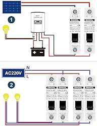 DIHOOL Miniature Circuit Breaker 2pcs 6 Amp dc