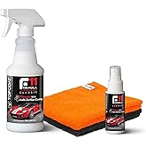TopCoat F11 Polish & Sealer for Cars, Bikes and More – Water-Based Alternative to Ceramic Wax - 16 oz F11 Kit with Travel Bottle and 2 Microfiber Towels