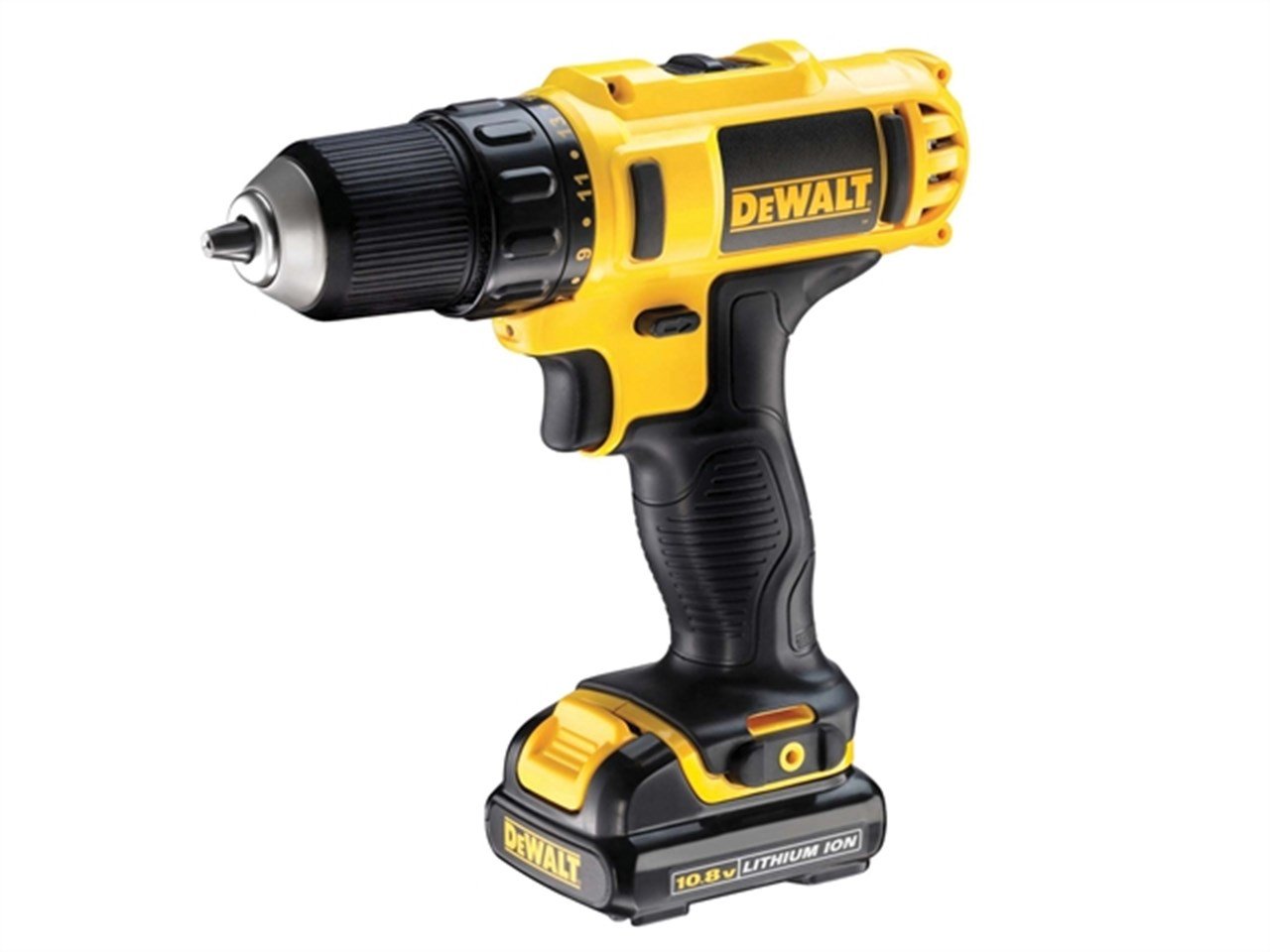DEWALT DCD710D2 2 x 2.0 Ah 10.8 V Li-Ion Compact Drill Driver