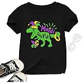 SWTJIC Fat Tuesday Shirts for Kids Boys Girls Funny Fat Tuesday Shirt New Orleans Party Novelty Graphic Outfits 2-6T