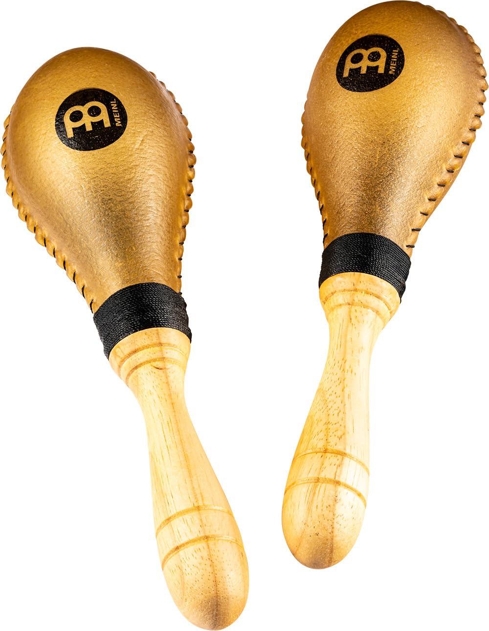 Meinl Percussion Rawhide Maracas Shaker - 2 Jumbo Musical Instruments with Warm Sound - Rawhide, Wood (MSM3)