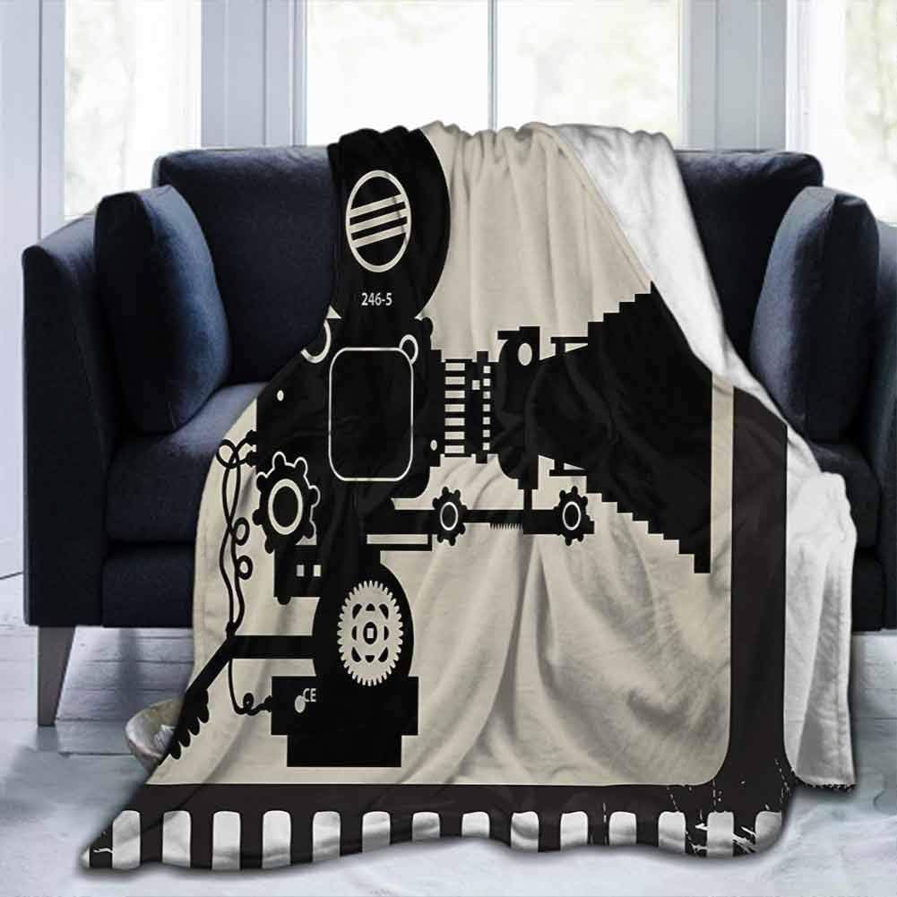 dsdsgog Throw Blanket Movie Theater,Movie Frame Pattern