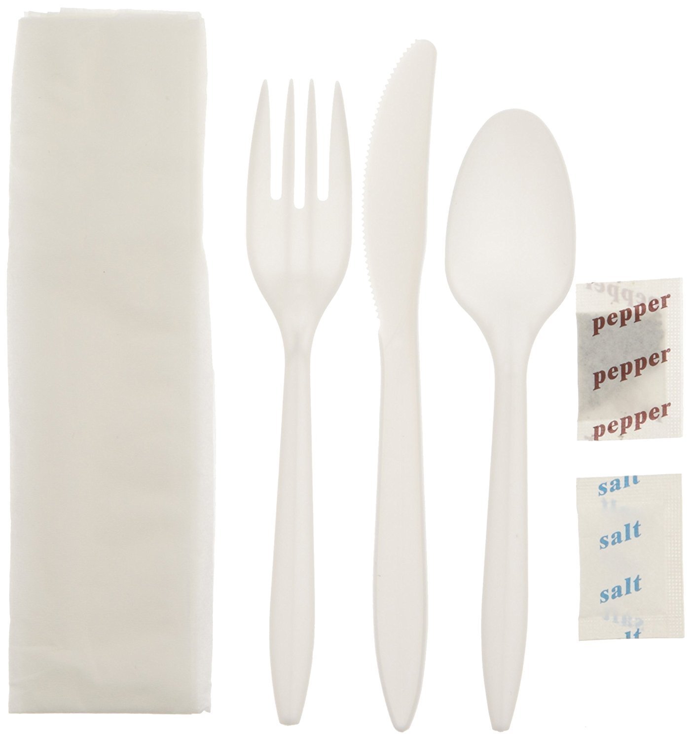 Plastic Cutlery Sets for Take Out by DCS Deals Bulk Pack