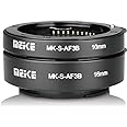 MEIKE MK-S-AF3B Plastic Auto Focus Macro Extension Tube Adapter Ring 10mm 16mm for Sony E-Mount FE-Mount Mirrorless Camera A7 A7M2 NEX3 MEX5 NEX6 NEX7 A5000 A6000 A6300 A6500 A9 etc