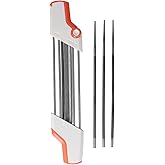 Lairun Chainsaw Sharpener for 3/8inch Chain, Durable Easy File Chain Saw Sharpener Set, 2 in 1 Mini Tool Accessories for Chai