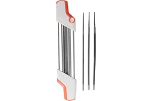 Lairun Chainsaw Sharpener for 3/8inch Chain, Durable Easy File Chain Saw Sharpener Set, 2 in 1 Mini Tool Accessories for Chai