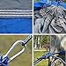 Camping Hammock - 210T Parachute Nylon Portable Heavy-Duty 3D Eye Mask( 275x140 cm, Sky Blue/Gray)