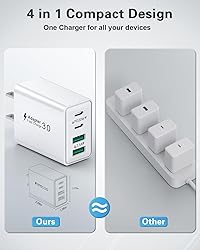 USB C Charger Block Fast Charging, 40W 4-Port USB C