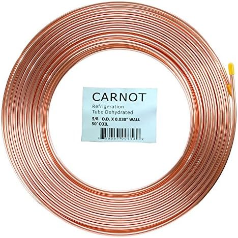 Copper tubing 5/8 inch x 50 ft Soft Type Refrigeration Pipe