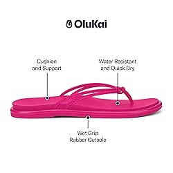 OLUKAI Aka Women's Beach Sandals, Water-Friendly