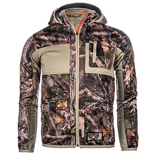 Koda Adventure Gear Kids True Timber Camo Hunting Softshell Jacket, Kanati, L