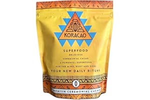 GENERIC 100% Organic & Sustainably Harvested Ceremonial Cacao | Ideal Superfood for Everyday Bliss | Ceremonial Grade Cacao Enhance Your Spiritual Journey with Ancient Superfood Delight - 450g