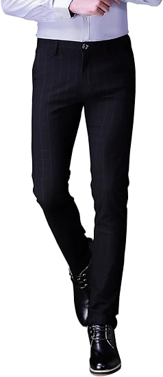 Amazon チノパン スリムパンツ メンズ ビジネス 通勤 ロングパンツ ノータック ストレート 高品質 美脚 ロングパンツ 通販