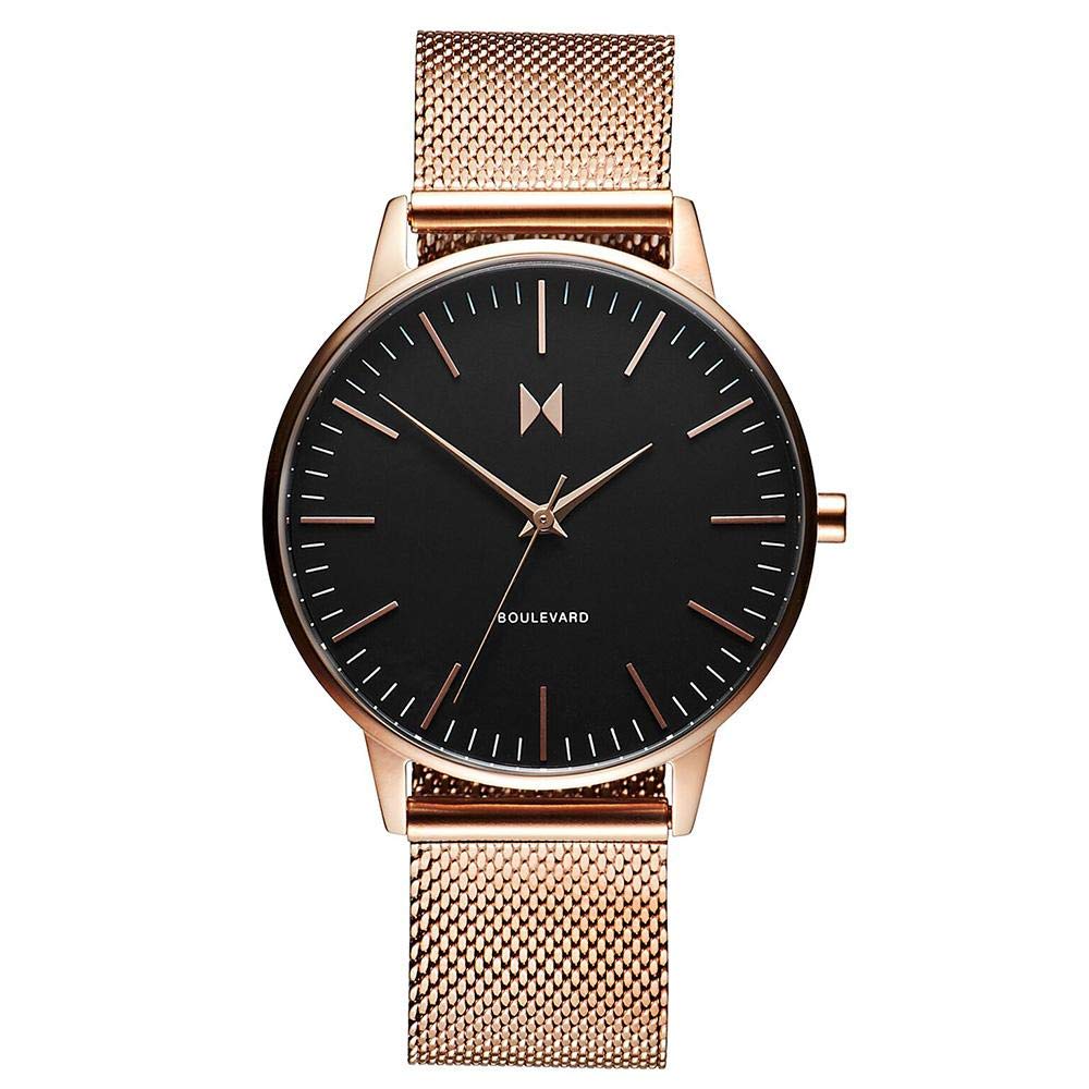 MVMT Analogue Quartz Watch for Women Boulevard Collection with Leather or Stainless Steel Strap