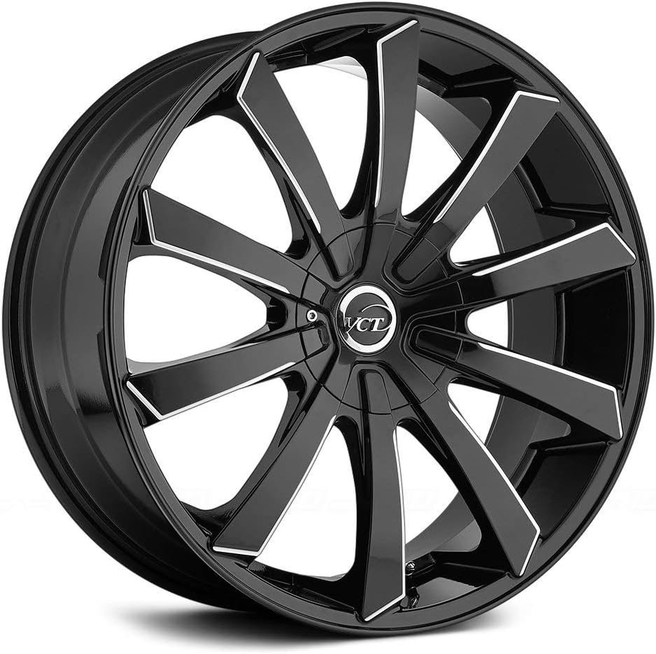 VCT V48 Milled 22x9.5 6x115 6x139.7 +30 offset Wheel Rim