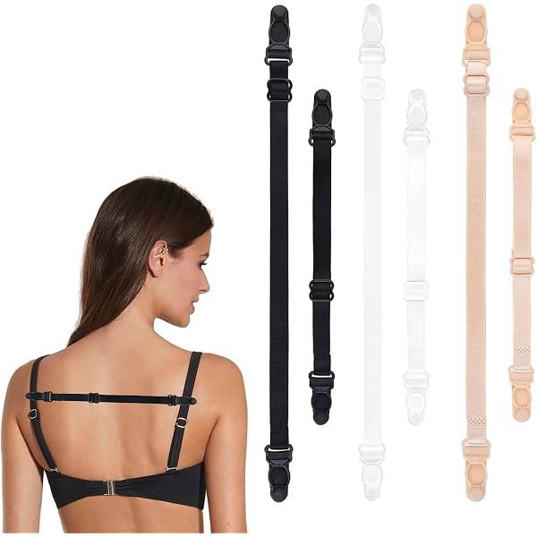 3 Pairs Women's Lace Flower Bra Straps – Adjustable, Elastic, Non-Slip Replacement Straps, One Size Fits All
