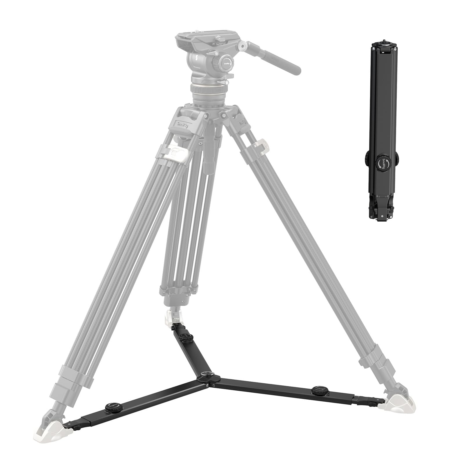 SMALLRIG Quick Release Ground Level Spreader, Diameter Range 87-138cm (34.2-54.3in), for AD-100, AD-pro8 and AD-120 Tripod - 4507