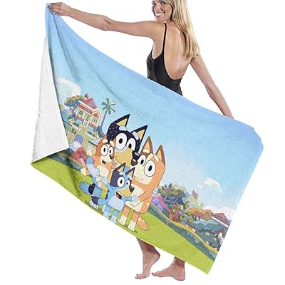 Lyxyly Bluey Cartoon Dog Bath Towels Top Quality, Ghana Ubuy