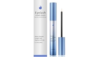 Eyelash Serum Lash Growth Enhancer, Advanced Lash Serum for Thicker, Longer Eyelashes and Eyebrows, Advanced Natural Formula 