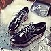 RoseG Women's Lace Up Flats Platform Wedge Creepers Shoes Oxfords