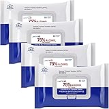 BULK Disinfectant Wipes - Hand Sanitizer Wipes - 75% Alcohol Wipes, 4 x 80 pack, All-Purpose Wet Wipes Disinfecting Wipes Wov