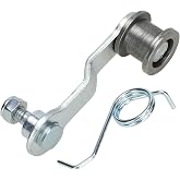 GREHUA Chain Adjuster Tensioner with Roller Spring for Razor E300 Series E300S E325 E325S Version 36+ Electric Scooter Heavy Duty Parts Silver Compatible with W13113640079