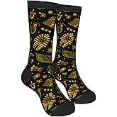 bassyil Novelty Crew Socks Casual Crazy Dress Socks For Women Men