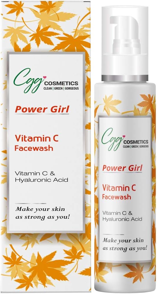CGG Cosmetics Vitamin C and Hyaluronic Acid Face Wash - Anti-Aging - 100ml