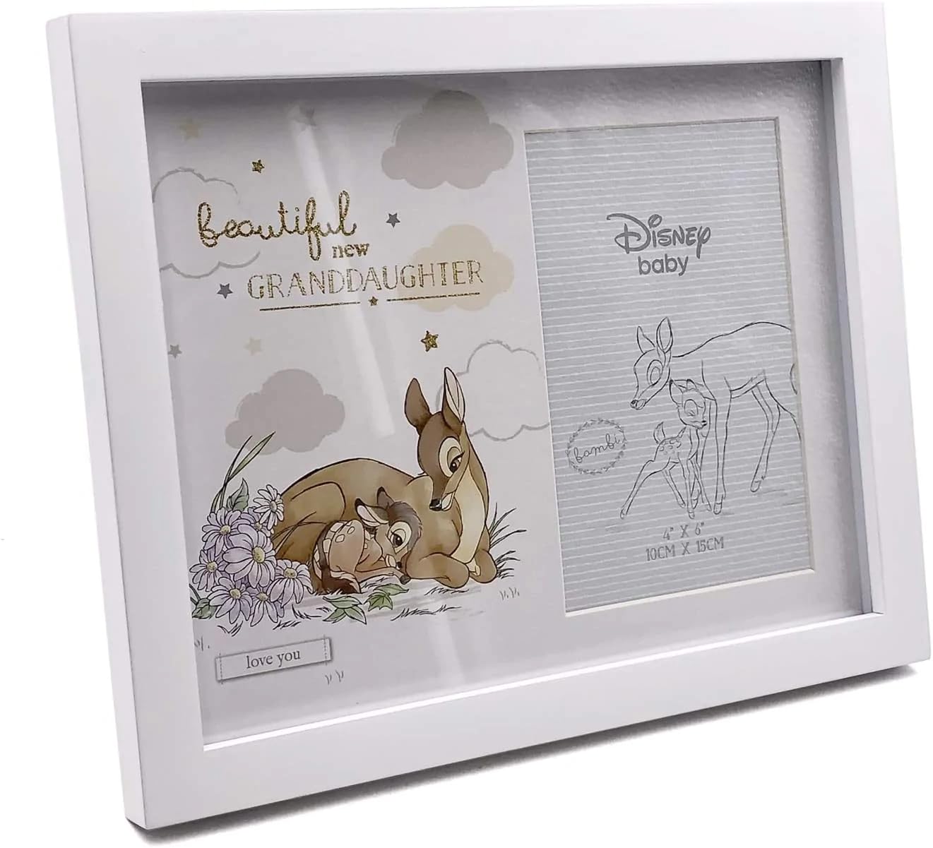 Disney Bambi Beautiful Granddaughter Baby Photo Frame Gift Box DI549
