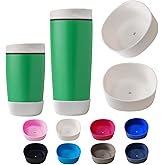 Limotex 2PCS Silicone Boot Compatible with Owala SmoothSip Slider 12oz&20oz, Anti-Slip Protective Sleeve for Coffee Tumbler, Watter Bottle Accessories Base Cover, BPA-Free